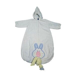 Vintage Baby Hooded Bath Towel Bunny